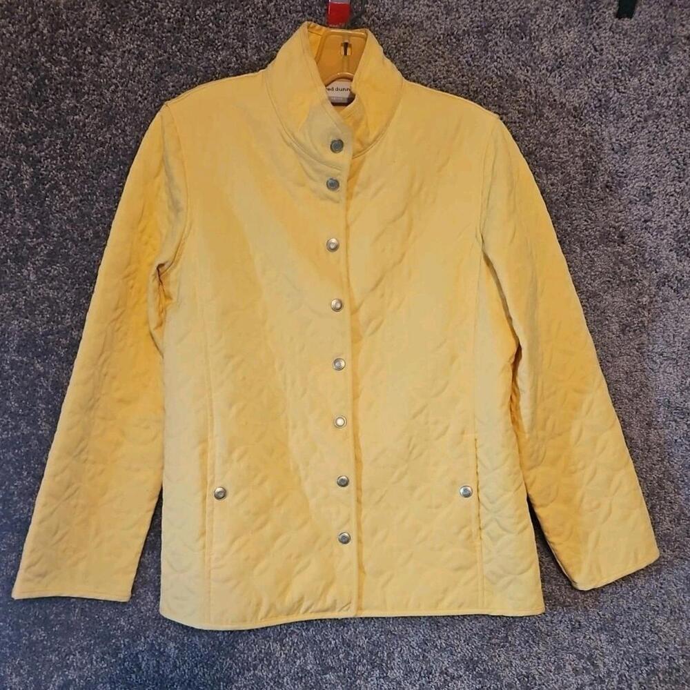 Vintage Alfred Dunner Quilted Yellow Jacket. 6P